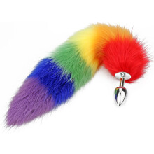 Butt Anal Plug With Imitation Fox Tail For Adult P