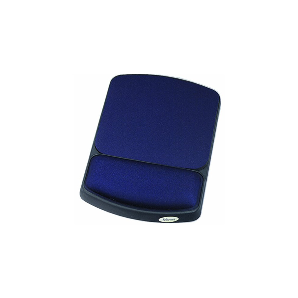 Fellowes Premium Gel Mouse Pad/Wrist Support - Sapphire