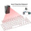 AGS Laser Projection Bluetooth Virtual Keyboard & Mouse for Iphone, Ipad, Smartphone and Tablets 3