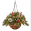 Christmas Artificial Flower Hanging Basket w/ LED Lights Xmas Garden 2