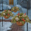 Christmas Artificial Flower Hanging Basket w/ LED Lights Xmas Garden 3