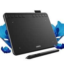 Drawing Tablet, Portable Graphics Tablet with Battery-Free Stylus and 10 Shortcut Keys, 8192 Pressure Sensitivity Digital Graphics Drawing Pad for