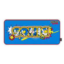 Energy Sistem Gaming Mouse Pad ESG Sonic Classic Gamer Mat (XXL, Anti-Slip Rubber Base, Sonic)