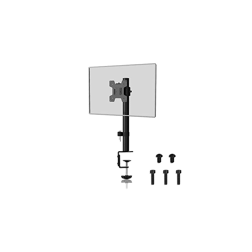 Suptek Vesa Monitor Stand Single Monitor Desk Mount For 13"-27" Screens Up To 10Kg, Adjustable Single Vertical Monitor Stand With Tilt Swivel 90458101