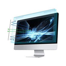 MOSISO 20-22 inch Computer Blue Light Blocking Screen Protector Anti-UV Eye Protection Filter Film Panel for Diagonal 20,21.5,22 inch 16:9 Widescreen