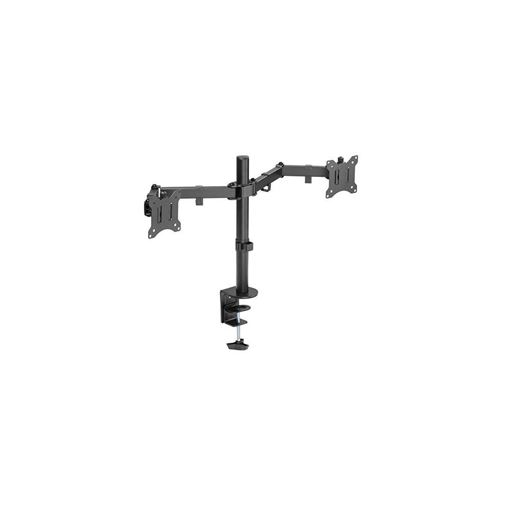 Amer Dual Monitor Stand For 17-32 Inch Vesa 75X75/100X100 Screens, Height Adjustable Monitor Arm With 2 Installation Methods 90459801
