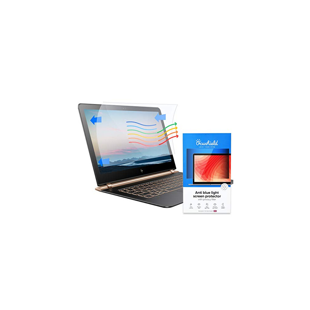 Ocushield 11.6? (16:9) Premium Anti Screen Protector With Privacy Filter For Laptops And Computer Monitors - Anti-Glare - Easy Install - Blue/Light 90460098