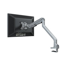 Thingy Club Gas Spring Single LCD Arm Desk VESA Bracket & Monitor Arm Stand for 10"-30" Screens: Tilt up 90? /down 45?, Swivel left/right 180?, 360?