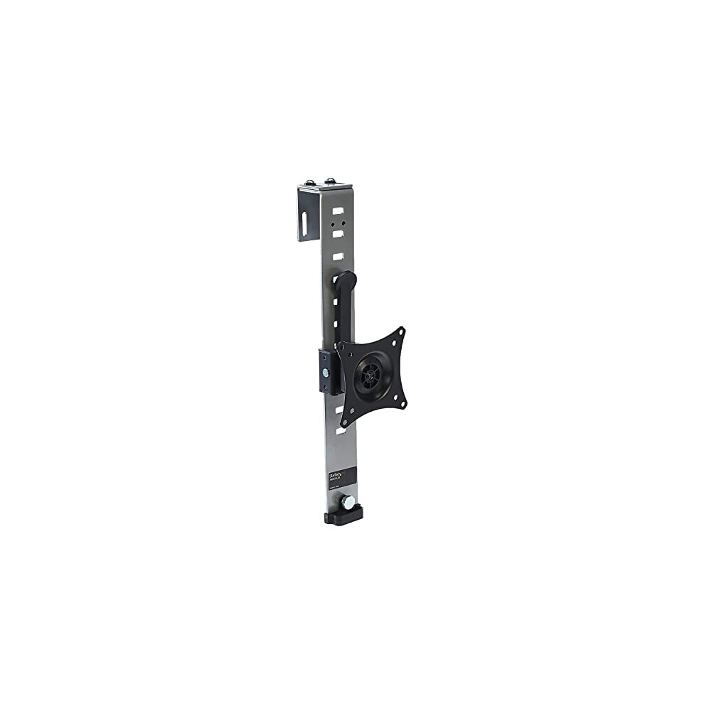Startech.com Cubicle Monitor Mount - Cubicle Wall Single Monitor Hanger - Up To 34" Vesa Mount Display - Height Adjustable Ergonomic Office Cubicle