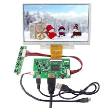 VSDISPLAY 7 inch 1024x600 HD mini IPS LCD Screen 50 pin and HDMI Controller Board,USB/Micro USB Power Cables included