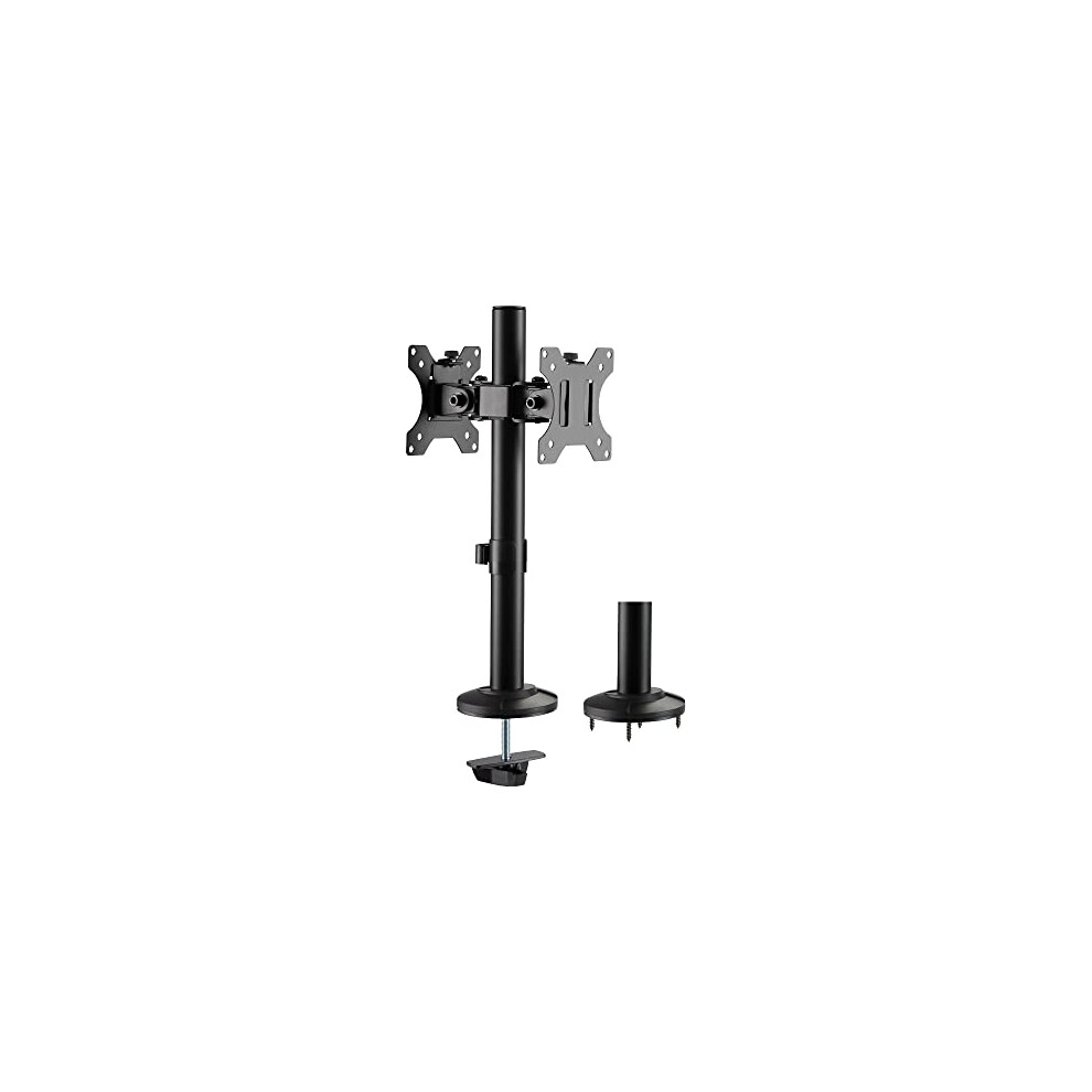 Logilink Bp0109 Dual 2-Way Monitor Bracket 17-32" Steel Flat And Curved Max 8Kg Black 90464881