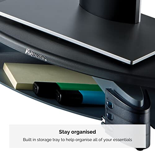 Fellowes Fellowes Compact Rotating Height Adjustable Monitor Stand 1