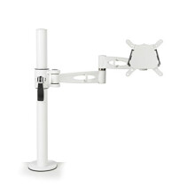 Metalicon PMA521-WH Kardo Pole Mounted Monitor Arm for Single Screen - White
