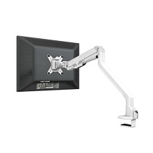 Thingy Club Gas Spring Single LCD Arm Desk VESA Bracket & Monitor Arm Stand for 10"-30" Screens: Tilt up 90? /down 45?, Swivel left/right 180?, 360?