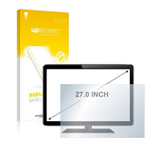upscreen 27" Screen Protector Matte for Flat panel monitors with 27.0 Inch (68.7 cm) [598 mm x 336 mm, 16:9] ? Anti-Glare, Anti-Fingerprint