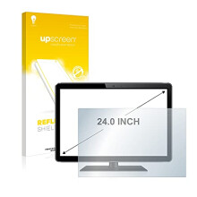 upscreen 24" Screen Protector Matte for Flat panel monitors with 24.0 Inch (61 cm) [532 mm x 299 mm, 16:9] ? Anti-Glare, Anti-Fingerprint