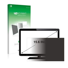 upscreen 15.6" Privacy Screen Filter & Protector for Industry Monitors with 15.6 inch (39.6 cm) [345 x 194 mm, 16:9] ? Anti-Spy, Anti-Glare