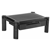 StarTech.com Adjustable Monitor Riser - Drawer - Monitors up to 32?- Adjustable Height - Monitor Stand - Computer Monitor Riser (MONSTADJD)