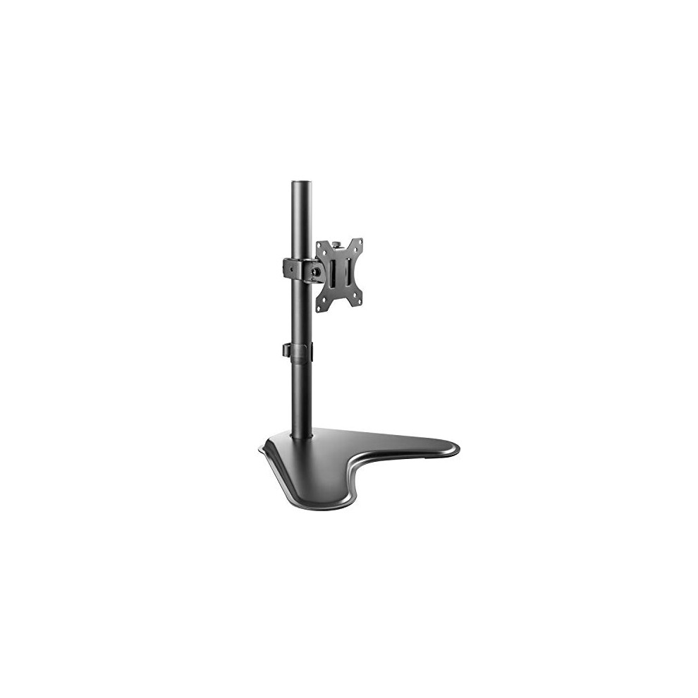 Ricoo Ts7211 Single Monitor Stand Tilt Swivel 13-32 Inch Universal Vesa 75X75 100X100 Mount Also Curved Screens Computer Monitor Bracket