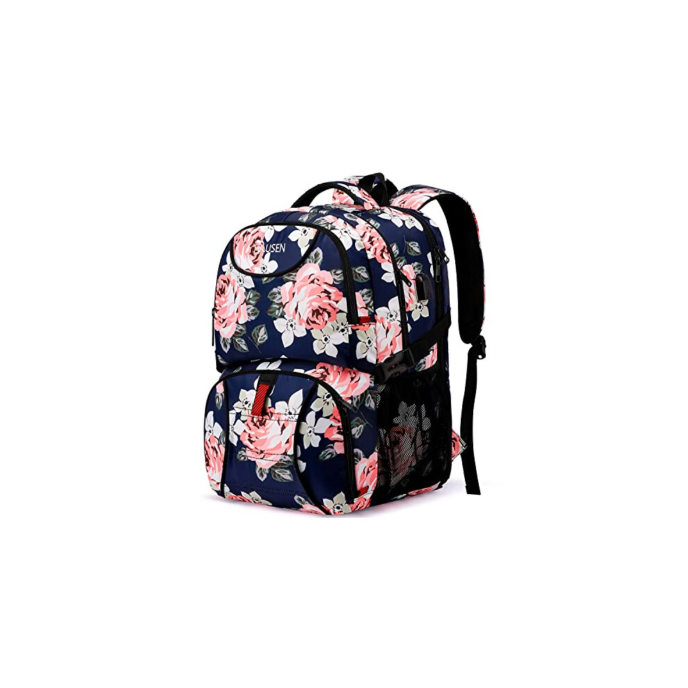 Travel Laptop Backpack For Women,Lunch Backpack Extra Large Business Work Backpack With Insulated Cooler Compartment,Water Resistant 17 Inch Computer 90472602