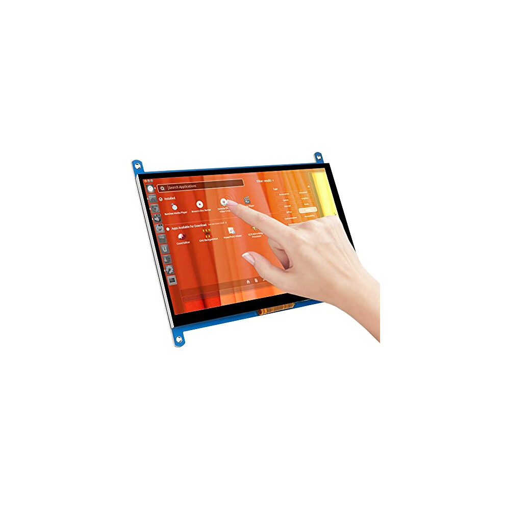 Jun-Saxifragelec 7 Inch Ips Touch Screen Capacitive 1024X600 Hdmi Display Game Monitor For Raspberry Pi 4 90472817