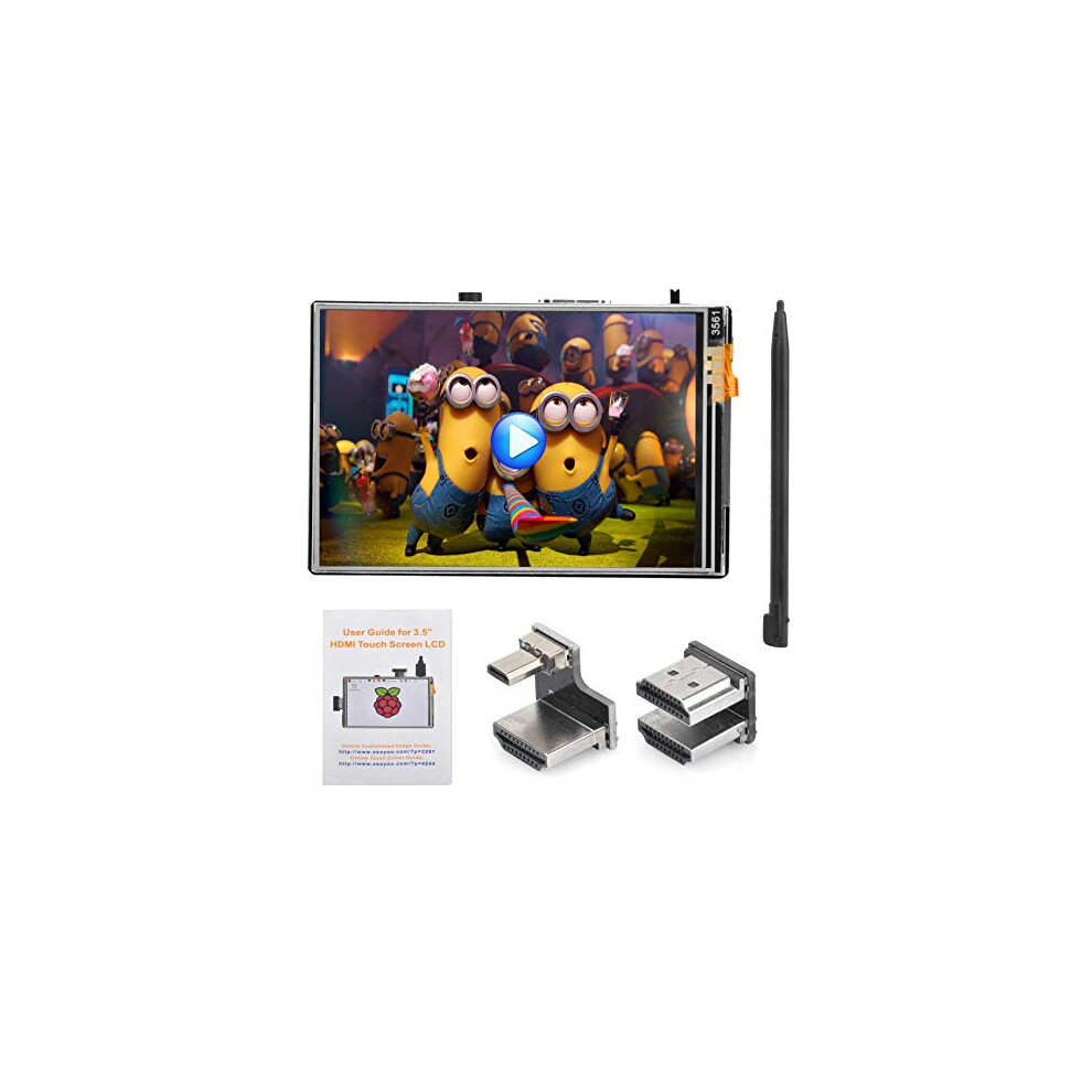 Osoyoo Touchscreen Lcd Monitor Hdmi Display 3,5" Tft Audio Output With Stylus And Manual For Raspberry Pi 4 3 Modell B+
