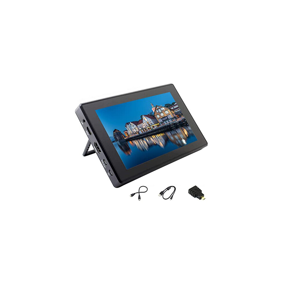 Ingcool 7Inch Hdmi Lcd With Case For Raspberry Pi Capacitive Touchscreen 1024?600 Ips Display Screen Monitor Compatible With Raspberry Pi 90473692