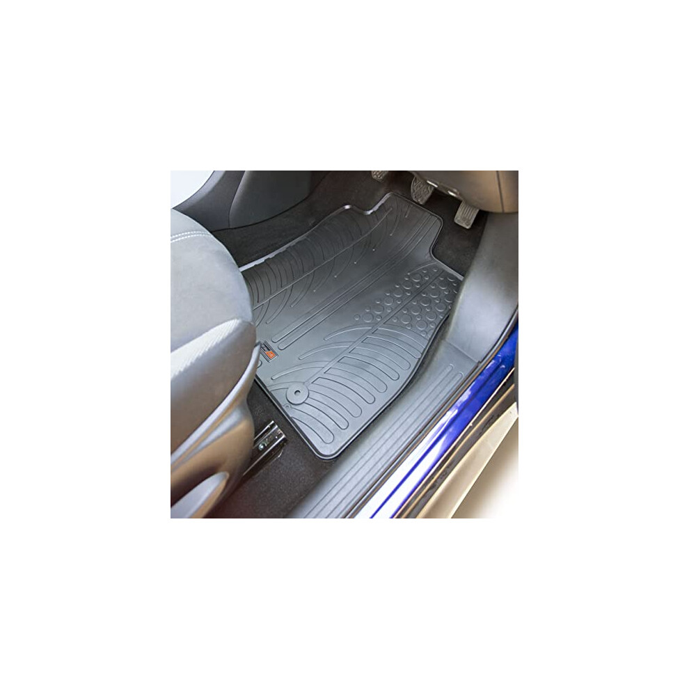 Travall Mats Compatible With Nissan Qashqai 2013-2021 Trm1057r - Vehicle-Specific Full Set Of Rubber Car Floor Mats 90482045