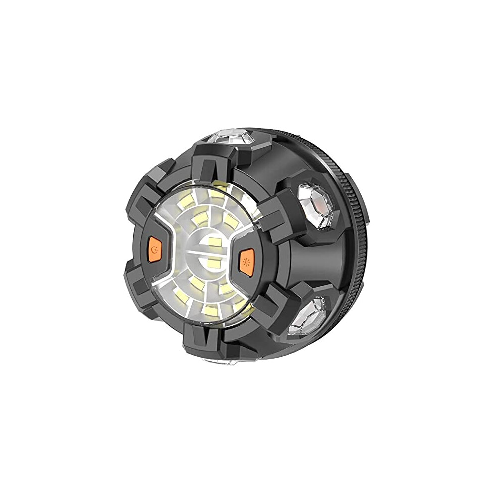 Powerlantz Car Emergency Breakdown Kit, Super Bright Led Roadside Safety Flashing Warning Beacon With 1.5Km Visibility & Magnetic Light/Amber 90478222