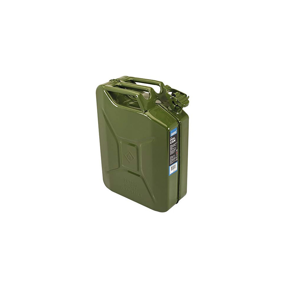 Draper 07218 20L Steel Fuel Can (Green)