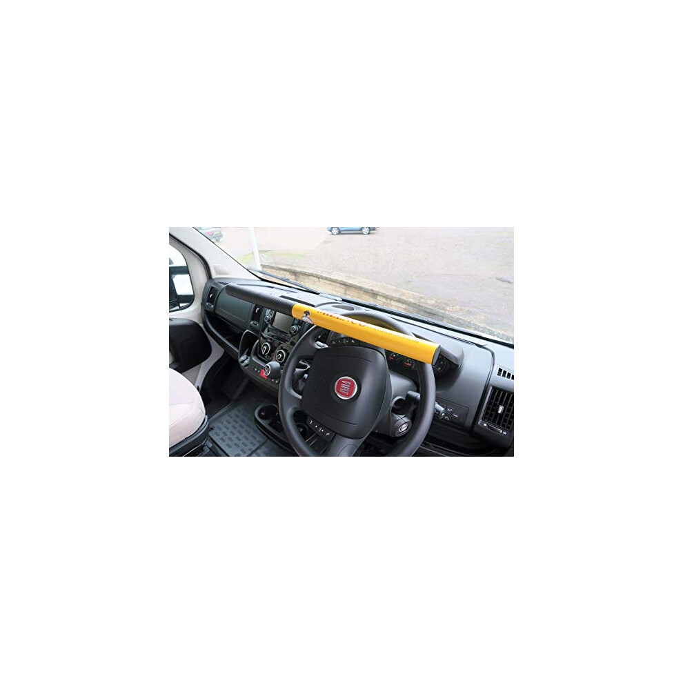 Milenco 512 Commercial Steering Wheel Lock, 14.0 Cm*76.0 Cm*5.0 Cm 90484414