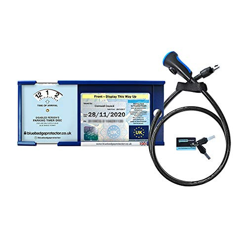 Blue Badge Protector (Double - Secures Blue Badge & Clock 1