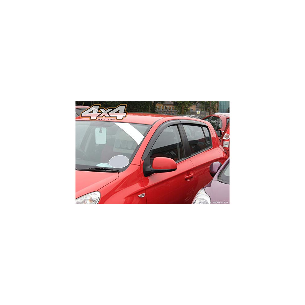 Auto Clover Wind Deflectors Set For Hyundai I20 2008-2014 (4 Pieces)