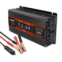 Cantonape 1000W/2000W Power Inverter DC 12V to 230V 240V AC Car Converter 12V Inverter with 12v Cigarette Lighter with 2 USB and universal Sockets Car
