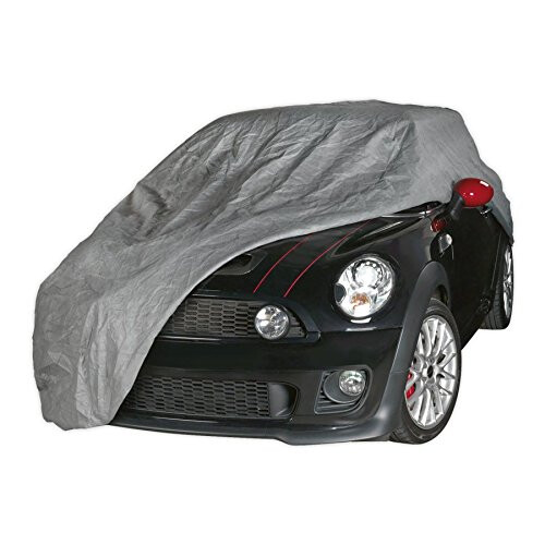 Sealey Sealey SCCS 3-Layer All Seasons Car Cover, Small , Grey