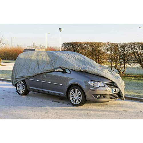 Sealey Sealey SCCS 3-Layer All Seasons Car Cover, Small , Grey 1