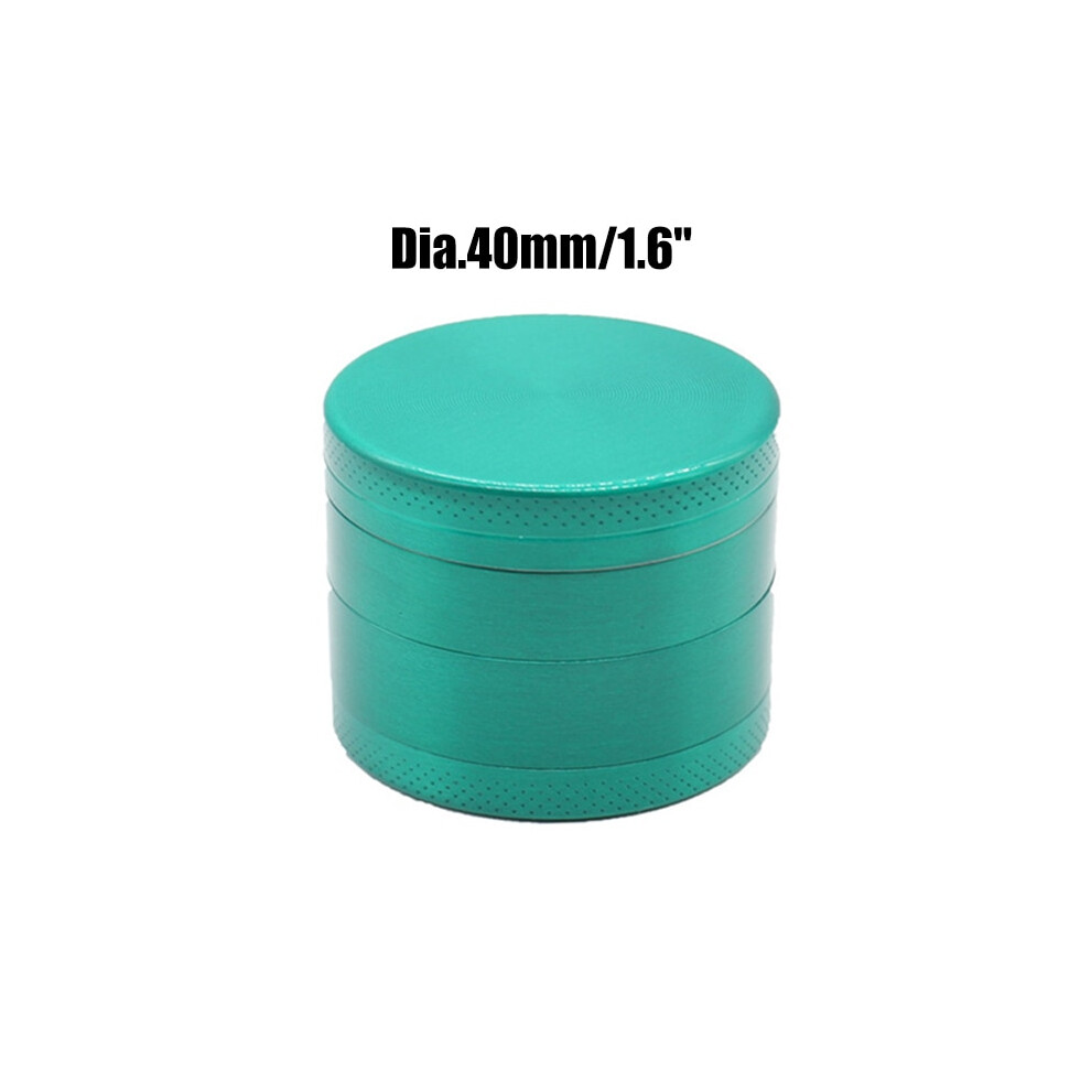 Aihontai (Green) 40Mm Zinc Alloy Smoke Grinder 4 Layer Tobacco Grinder Herb Grinder Kitchen