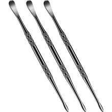 (Black) 3 Packs Carving Tool Stainless Steel Rainbow Black Silver and Gold 12cm