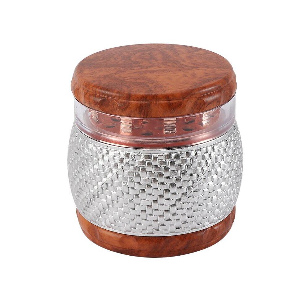 Aihontai (Style4) 69Mm Metal Herb Grinder 4 Layers Zinc Alloy Crusher Leaf Tobacco Smoke