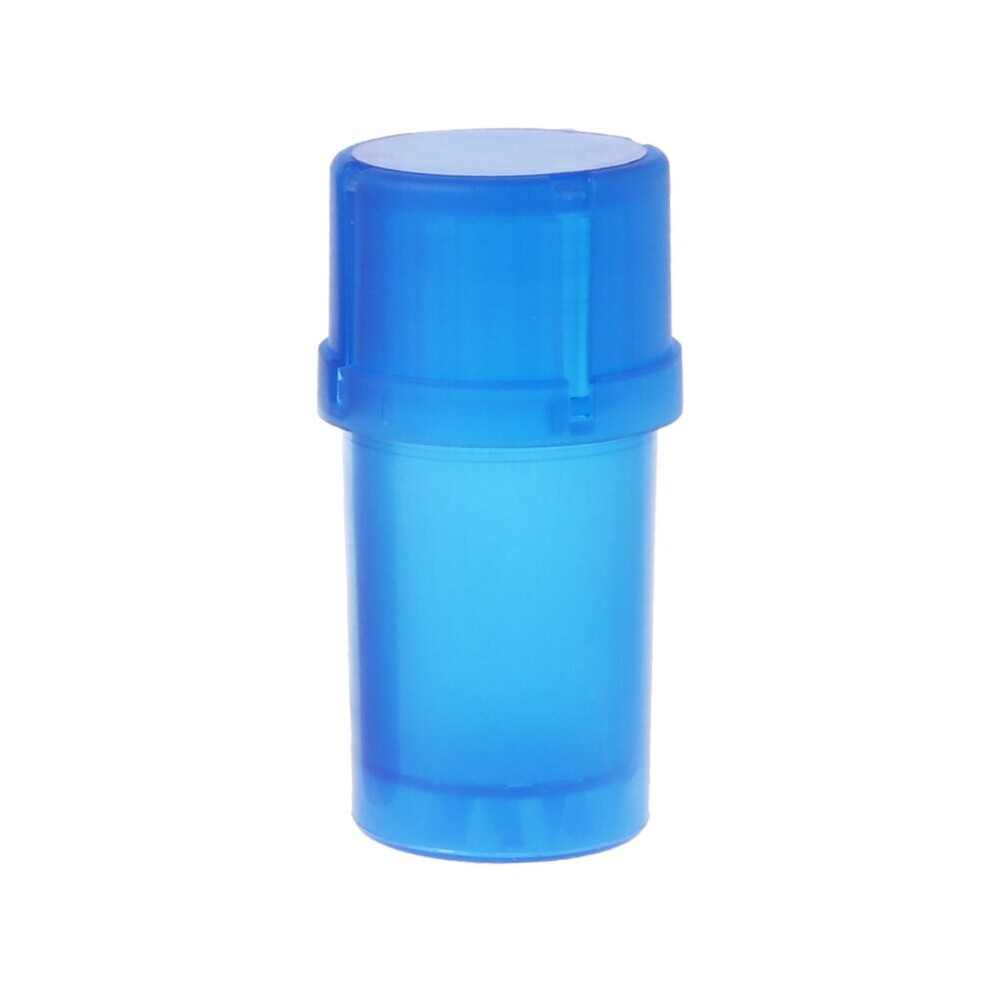 Aihontai (Blue1pcs) 1Pcs Plastic Tobacco Mill Vanilla Spice Mill Storage Container Smoking