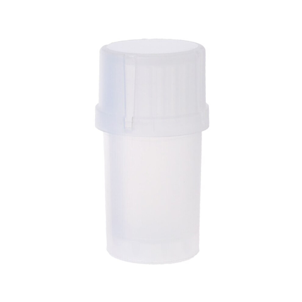 Aihontai (White1pcs) 1Pcs Plastic Tobacco Mill Vanilla Spice Mill Storage Container Smoking