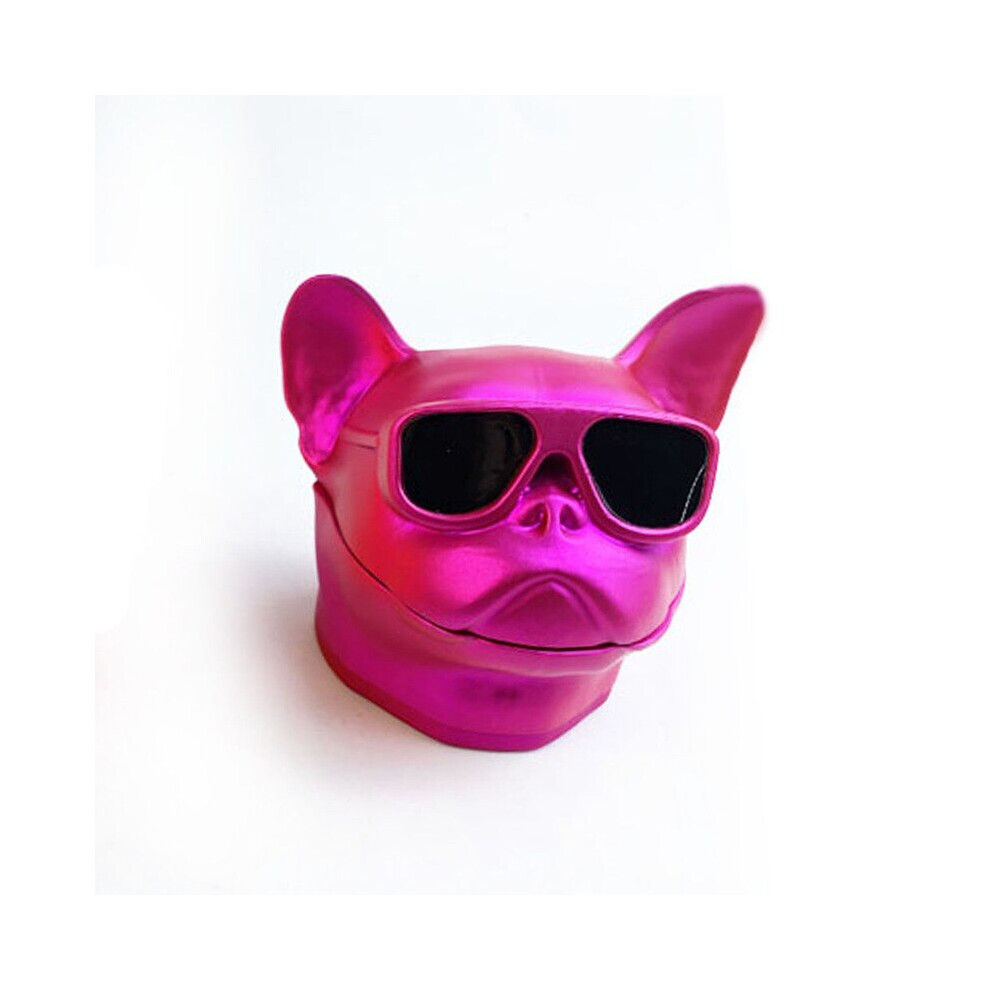 Aihontai Pink (Pink) 63Mm Zinc Alloy Herb Grinder Method Bucket Dog Grinder Tobacco Smoke With