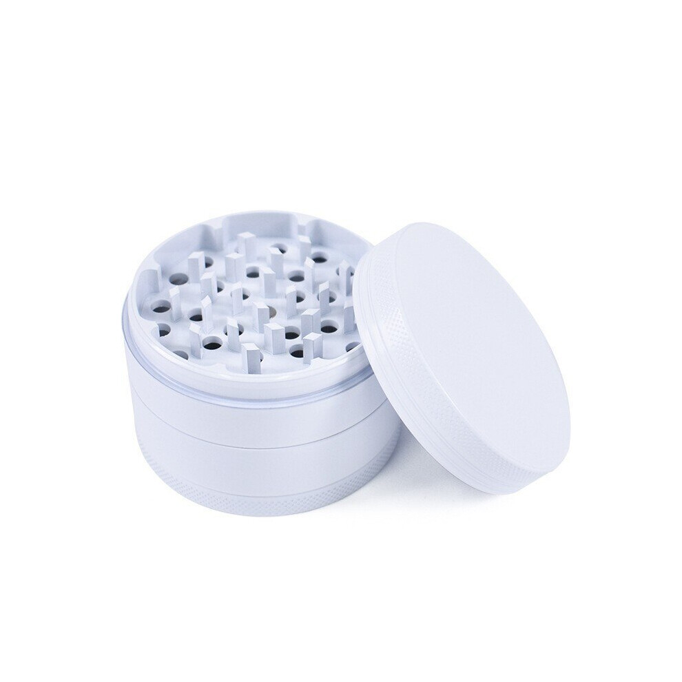 Aihontai White (White) 63Mm Non Stick Ceramic Coated Herb Grinder Tobacco Smoke Spice Crusher