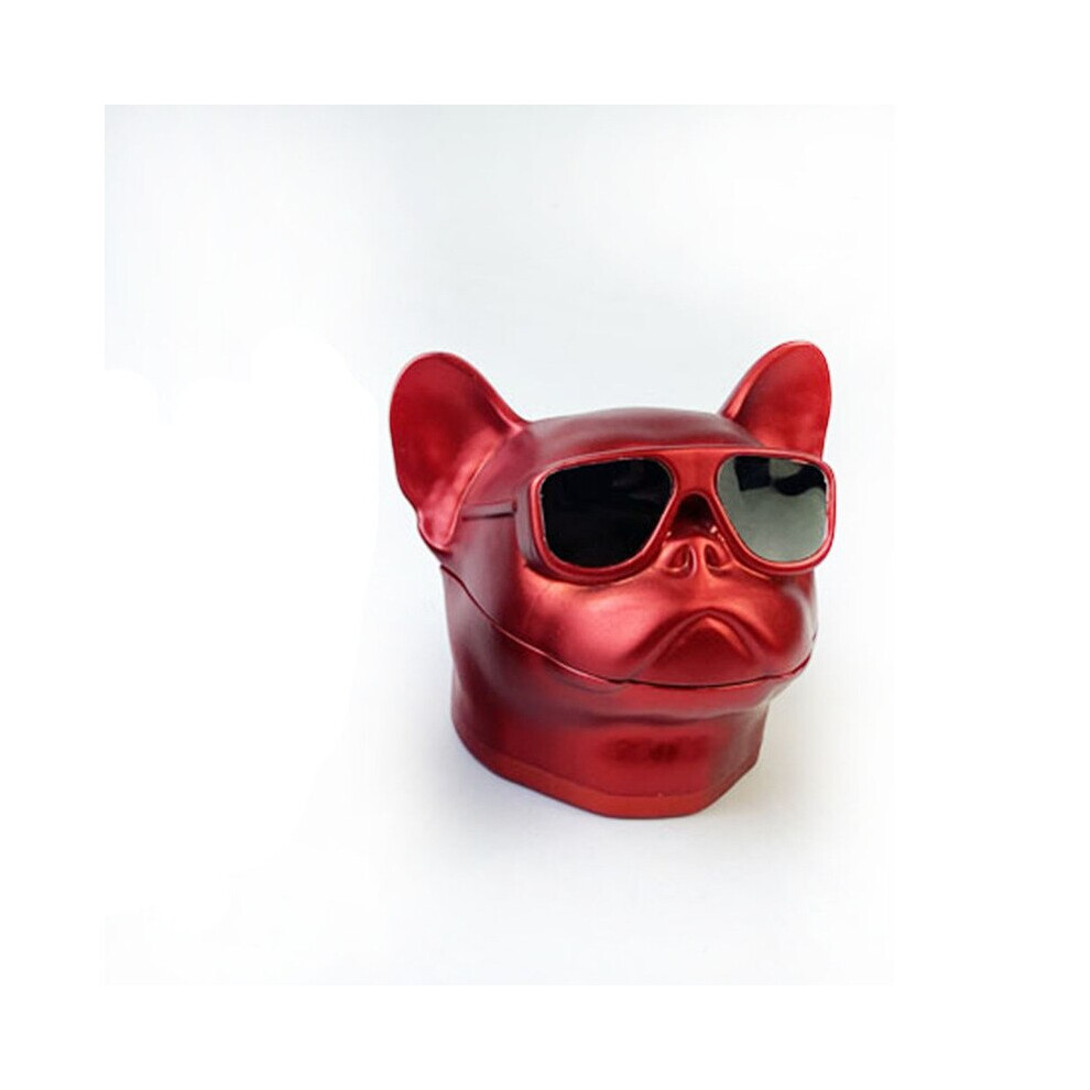 Aihontai Red (Red) 63Mm Zinc Alloy Herb Grinder Method Bucket Dog Grinder Tobacco Smoke With