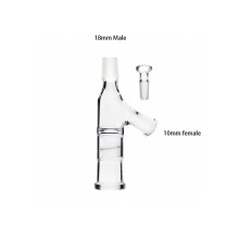 (18mm male screen XL) 10mm 14mm 18mm Male Female Elev8R Injector Screen Glass Adapter L XL Smoking