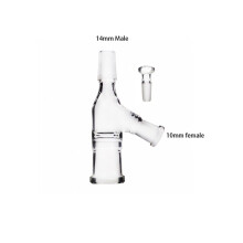 (14mm male screen L) 10mm 14mm 18mm Male Female Elev8R Injector Screen Glass Adapter L XL Smoking