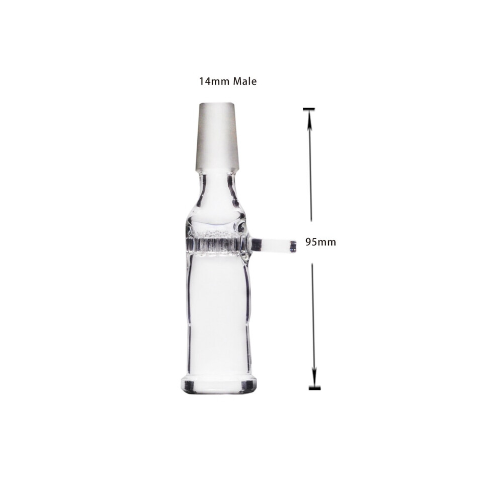 Aihontai (14Mm Xl) Elev8r Glass Tube Stem 14Mm 18Mm Adapter Smoking Accessories