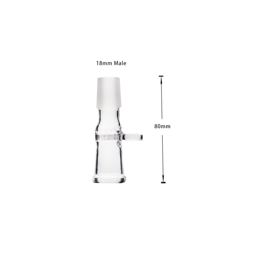 Aihontai (18Mm L) Elev8r Glass Tube Stem 14Mm 18Mm Adapter Smoking Accessories