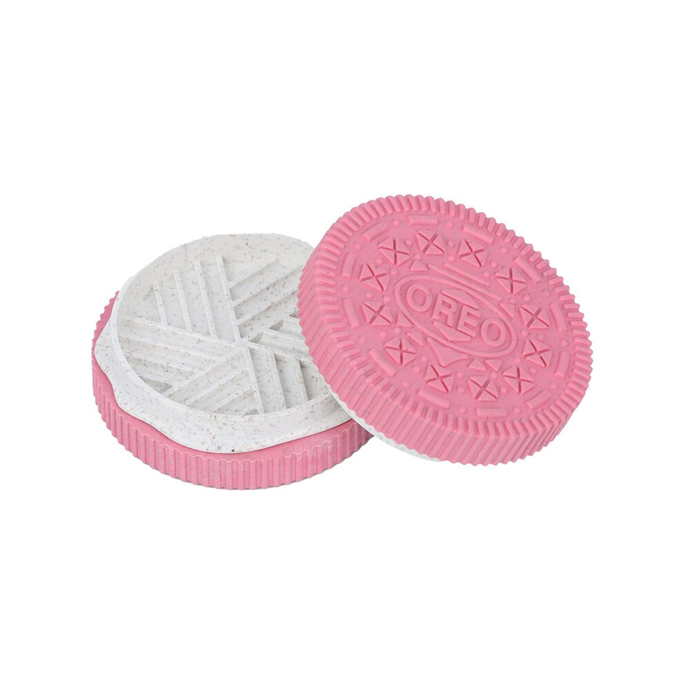 Aihontai Pink (Pink) Zinc Plastic 52Mm Toothless Herb Grinder Tobacco Smoke Spice Crusher Mill
