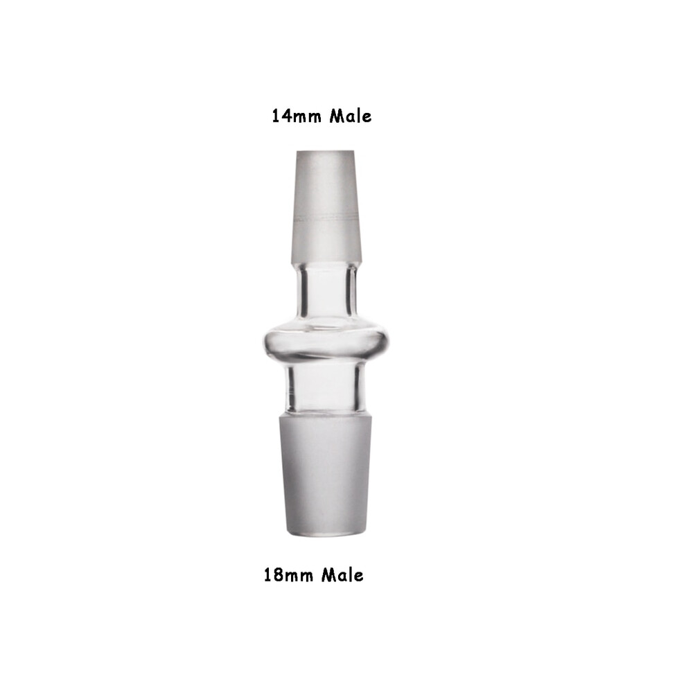 Aihontai (14Male18male) 10Mm 14Mm 18Mm Male To Female Glass Connector Adapter Smoking Accessories